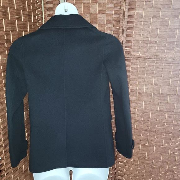 Vince Melton Coastal Navy Blue Peacoat Wool/Cashmere Blend
